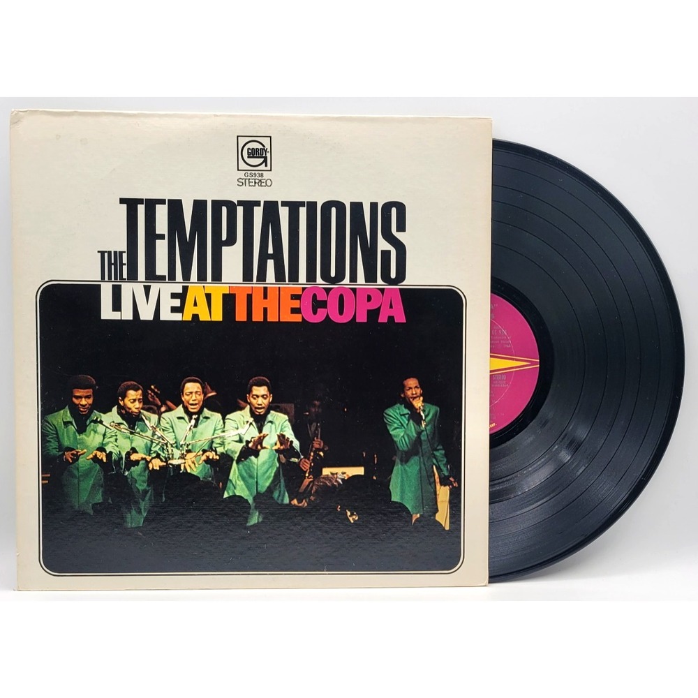 THE TEMPTATIONS - LIVE AT THE COPA - SOUL LP RECORD 1968 GORDY GS938